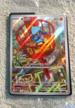 Riolu 010 Black Star Promo Full Art - Pokemon Mega Evolutions ETB Promo - Sealed - Image 2