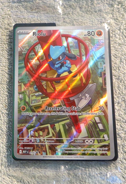 Riolu 010 Black Star Promo Full Art - Pokemon Mega Evolutions ETB Promo - Sealed - Image 3