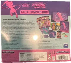 Pokemon Sword and Shield Fusion Strike Elite Trainer Box Mew Factory Sealed 820650809330 - Image 3