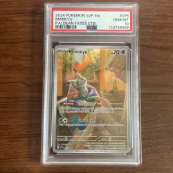 2024 POKEMON SVP EN-SV BLACK STAR PROMO #075 MIMIKYU PSA 10 - Image 1
