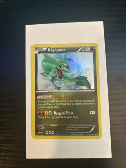 Pokemon TCG Rayquaza XY Black Star Promos XY64 Holo Promo LP - Image 1