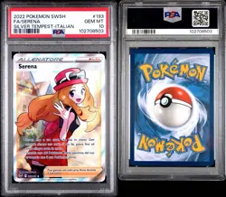 Pokemon SERENA 193/195 Tempesta Argentata Psa10 Mint Ita Pack Fresh Full Art - Image 3