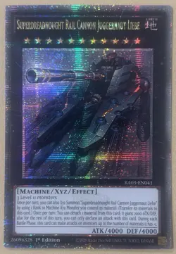 Superdreadnought Rail Cannon Juggernaut Liebe RA03-EN041 Quarter Century Secret - Image 1