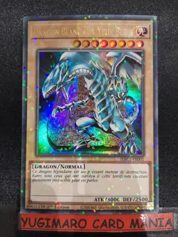Yu-Gi-Oh! Dragon Blanc aux Yeux Bleus : DT UR HAC1-FR001 ultra rare - Image 1