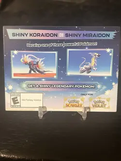 Shiny Koraidon & Miraidon Pokemon Scarlet Violet Code Card - Gamestop - Image 2