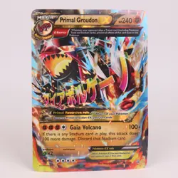 Pokemon Trading Card Primal Groudon EX (Omega) 86/160 XY-Primal Clash Holo 2014 - Image 1