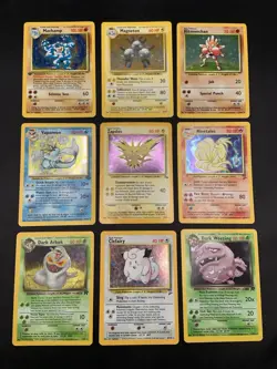 Vintage Pokemon Cards Rare Holo Lot WOTC Era Only - Image 1