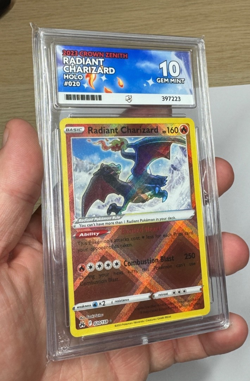 ACE 10 Radiant Charizard 020/159 Crown Zenith Holo Pokemon Card - Gem Mint PSA - Image 1