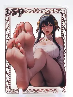 Goddess Story - Pink Metal Waifu Card - Yor Forger - NUMBERED #/200 - Image 1
