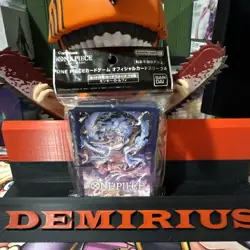 New ONE PIECE TCG Official Card Sleeves Vol. 4 Gear 5 Luffy Bandai - Image 1