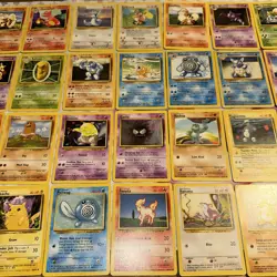 Pokemon Cards Part Complete Base Set WOTC 1999 58 Cards Included No Duplicates - Image 4