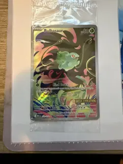 Pokemon Card Bulbasaur 133/132 - Mega Evolution Stamped Promo Sealed - Image 1