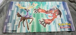 2014 Ultra Pro Pokemon XY Trading Card Game Play Mat Xerneas & Yveltal Playmat - Image 2