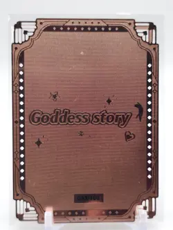 Goddess Story - Pink Metal Waifu Card - Raiden & Yae Miko - NUMBERED 053/100 - Image 2