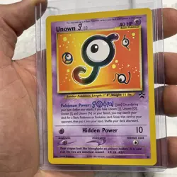 Pokemon Unown J 38/53 Black Star Promo Rare Card NM Near Mint Pokemon Vintage - Image 2