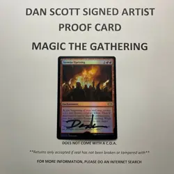 Stensia Uprising Card Signed By Dan Scott MTG Artist Proof - Image 5