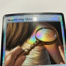 Magnifying Glass Card Signed By Dan Scott MTG Artist Proof - Image 2