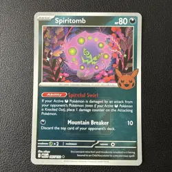 Spiritomb 087/132 Mega Evolutions Play! Promo Event Pokemon Card - Image 1