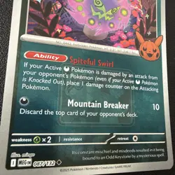 Spiritomb 087/132 Mega Evolutions Play! Promo Event Pokemon Card - Image 2