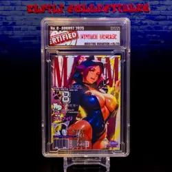 Yoruichi Waifu Card Serial #15/25 LIMITED RELEASE Encased Custom Holo SLAB Bleac - Image 1