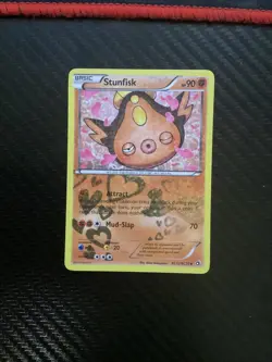 Stunfisk - RC12/RC25 - Pokemon Legendary Treasures Radiant Collection Card NM - Image 1