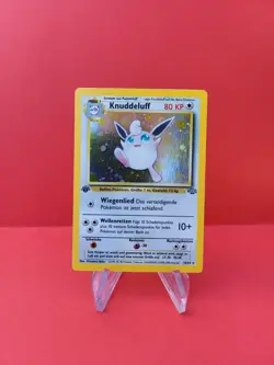 Pokemon Karte/card Knuddeluff Wigglytuff 16/64 Jungle Holo 1. Edition Excellent - Image 1