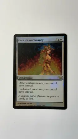 Greater Auramancy Shadowmoor FOIL mtg Magic The Gathering LP - Image 1