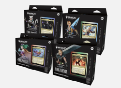 MTG Magic Final Fantasy Set of 4 Commander Decks FACTORY SEALED In Hand - Image 1