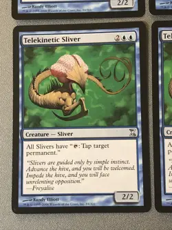 Telekinetic Sliver X4 Time Spiral Ex Condition See Pics Front Back - Image 3