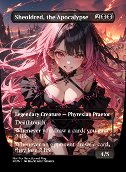 Sheoldred, the Apocalypse - MTG Anime Custom - Playtest - Image 1