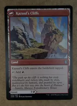 Kazuul's Fury / Kazuul's Cliffs [Zendikar Rising] - NM MTG - Image 2