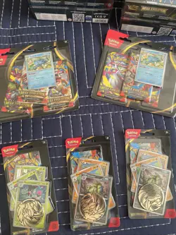 POKEMON MEGA EVOLUTIONS LOT 2-ETB 2-MINI TINS 4-3 PACK BLISTERS 4-ONE PACK BLIS. - Image 3