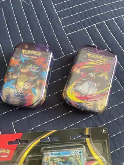POKEMON MEGA EVOLUTIONS LOT 2-ETB 2-MINI TINS 4-3 PACK BLISTERS 4-ONE PACK BLIS. - Image 5