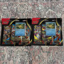 Pokemon TCG Mega Evolution 3-Pack Blister Set of 2 Psyduck - Image 1