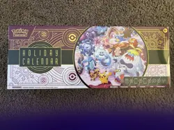 Pokemon TCG 2025 Holiday Calendar Box Sealed New Plus V Battle Deck - Image 1