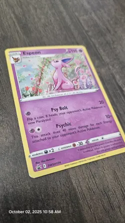 Espeon SWSH174 Holo Promo Sword & Shield Promos Pokemon TCG - Image 3