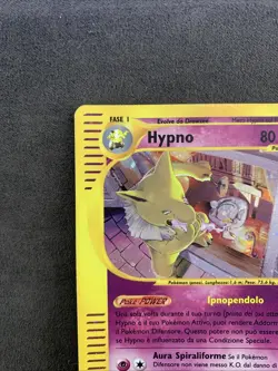 Pokemon Hypno H12/H32 Aquapolis Rara Holo Unlimited Wizards ITA Carte Vintage - Image 2