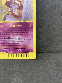 Pokemon Hypno H12/H32 Aquapolis Rara Holo Unlimited Wizards ITA Carte Vintage - Image 5