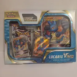 Pokemon TCG Lost Origins Fusion Strike Lucario VSTAR Special Collection Box NEW - Image 1