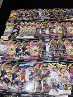 (61) Pokemon Booster Packs (empty) Lot - Image 2