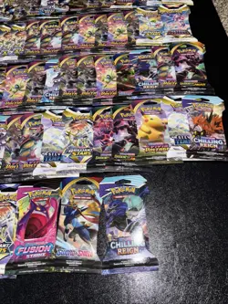 (61) Pokemon Booster Packs (empty) Lot - Image 3