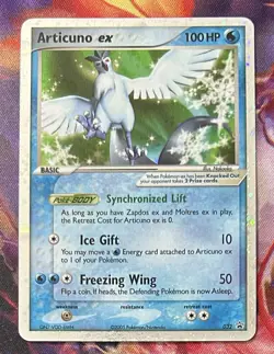 Articuno ex 032 Holo Nintendo Black Star Promo 2005 LP Pokemon - Image 1