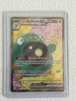 Pokemon TCG Ionos Bellibolt EX 172/159 SV09 Journey Together Ultra Rare Full Art - Image 1