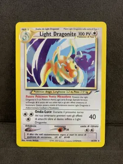 Light Dragonite 14/105 Pokemon Neo Destiny Rara Holo Unlimited Wizards Italiano - Image 1