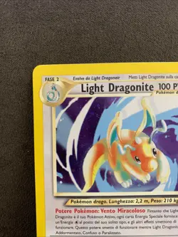 Light Dragonite 14/105 Pokemon Neo Destiny Rara Holo Unlimited Wizards Italiano - Image 2
