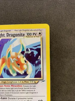 Light Dragonite 14/105 Pokemon Neo Destiny Rara Holo Unlimited Wizards Italiano - Image 3