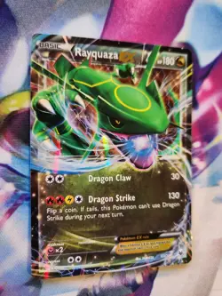 Rayquaza EX 60/108 XY Roaring Skies Holo Full Art Ultra Rare Pokemon M/NM - Image 2