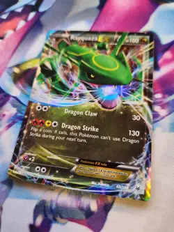 Rayquaza EX 60/108 XY Roaring Skies Holo Full Art Ultra Rare Pokemon M/NM - Image 3