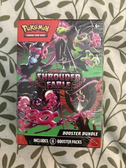 Pokemon TCG Shrouded Fable Booster Bundle Scarlet and Violet Sealed damaged Box - Image 1