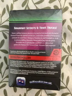 Pokemon TCG Shrouded Fable Booster Bundle Scarlet and Violet Sealed damaged Box - Image 3